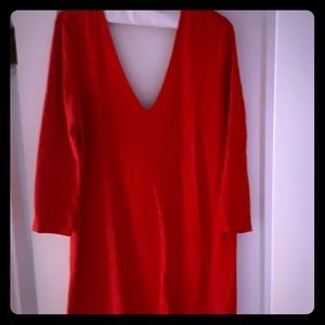 Long sleeve backless dress